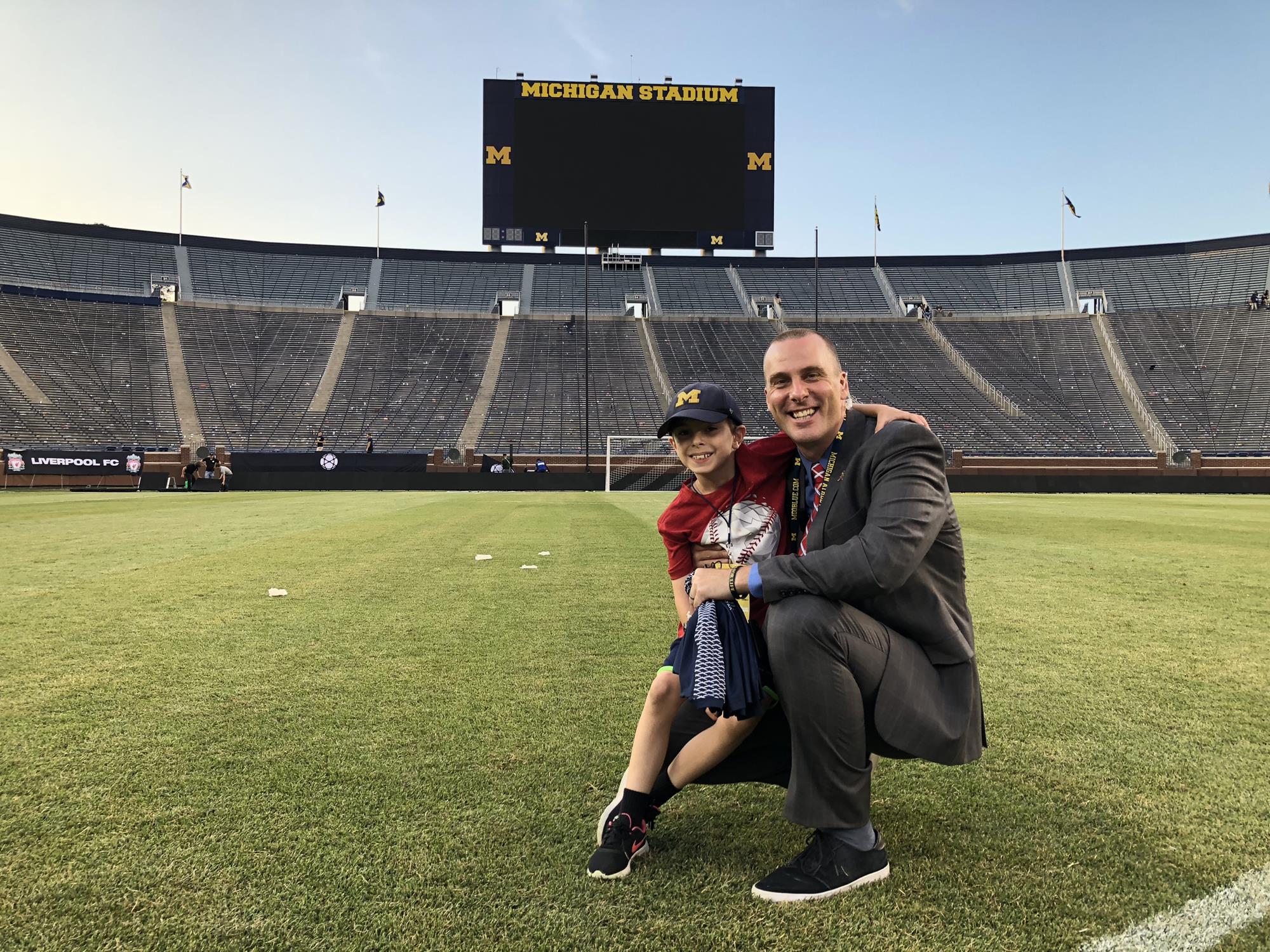Svoboda with son